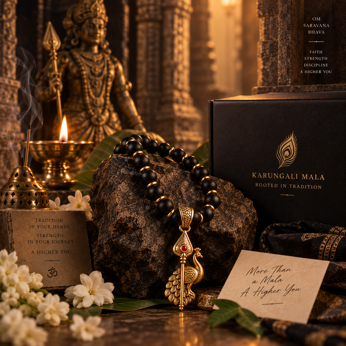 Lord Murugan Karungali Mala