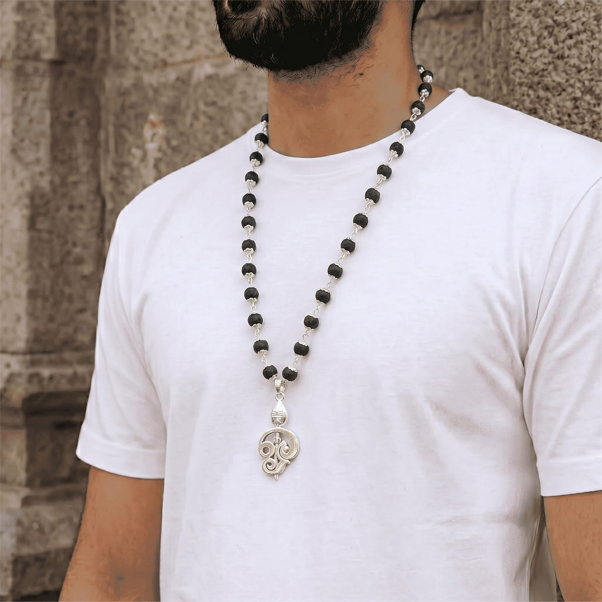 Divine Murugan Trishul Karungali Mala(Free Gift Worth 599)
