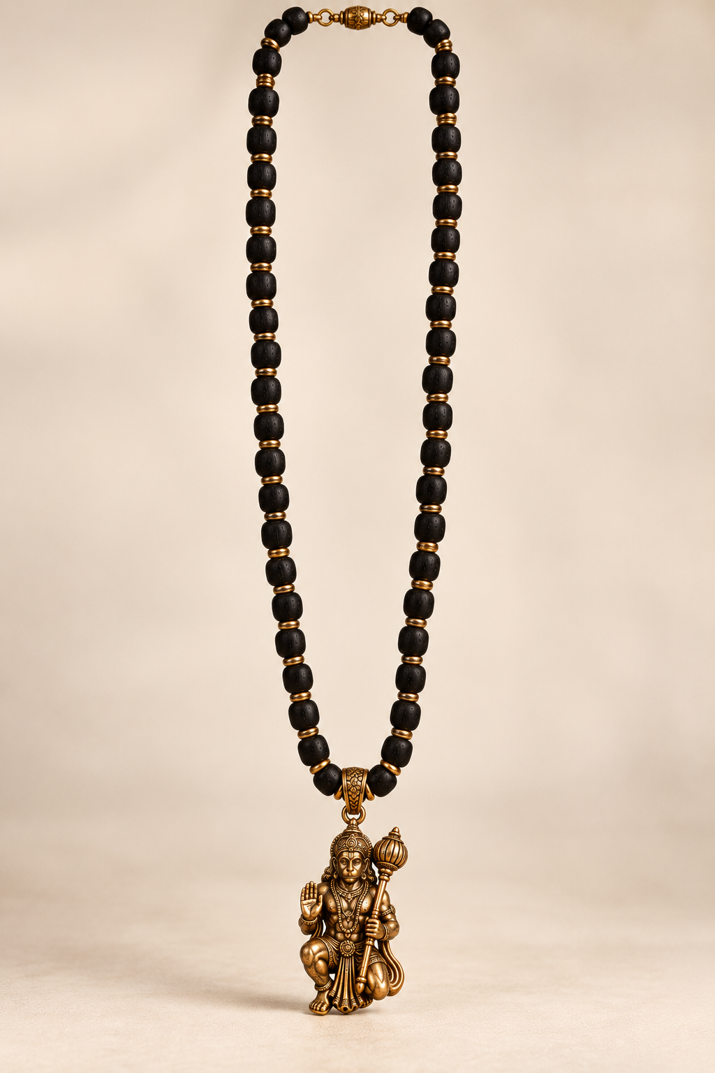 Hanumanji Pendant Karungali Mala