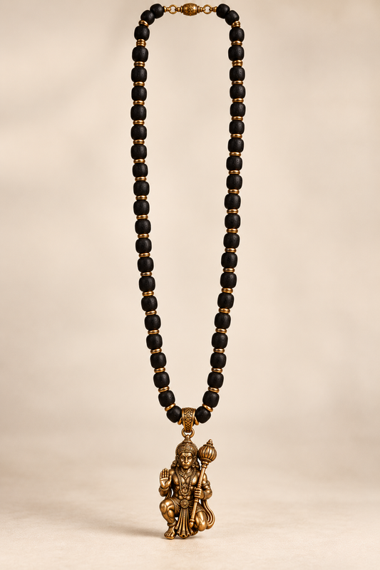 Hanumanji Pendant Karungali Mala