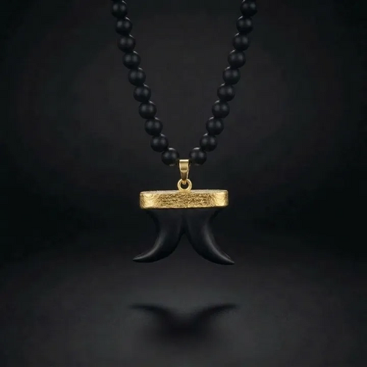 Dual Tiger Teeth Karungali Malai