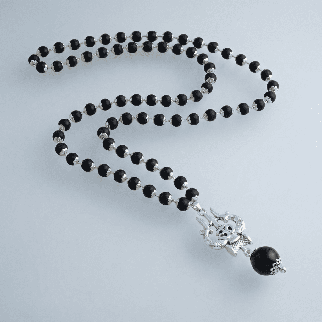 OM Shiva Trishul Karungali Mala (Free Gift Worth 599)