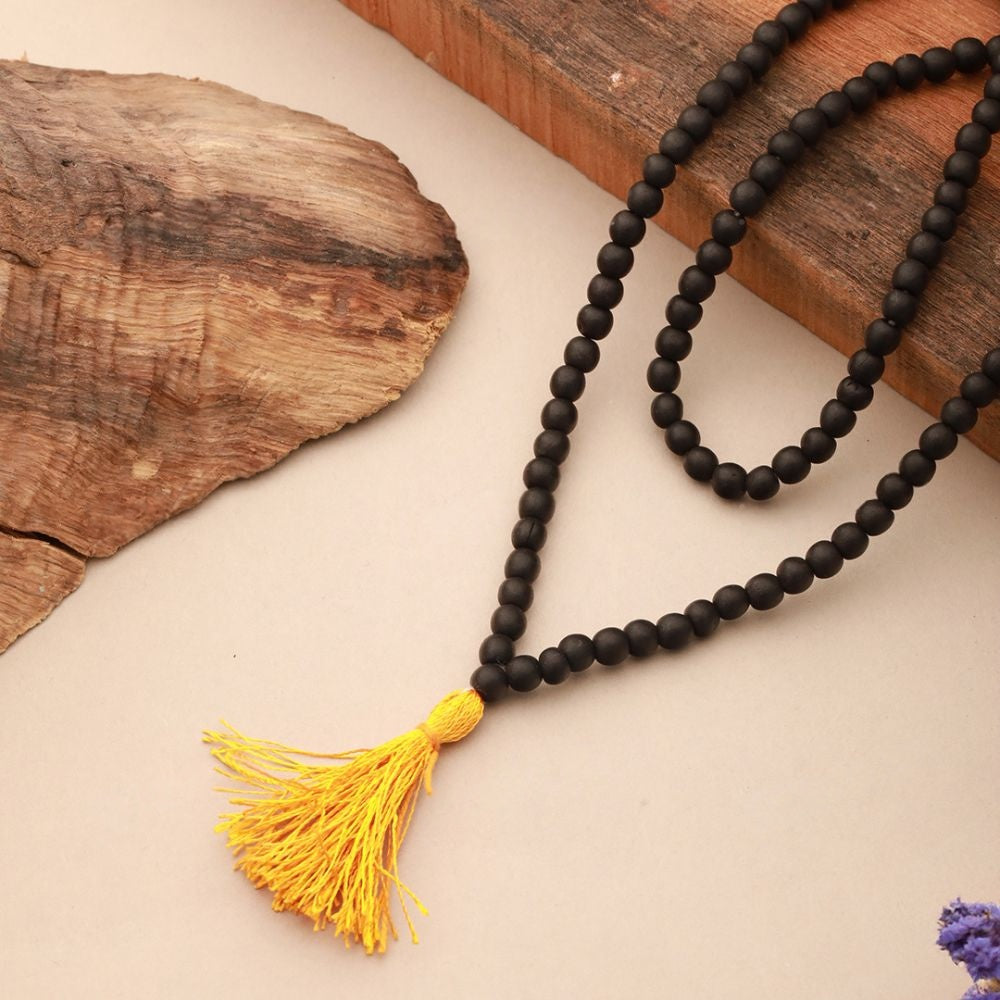 Karungali Malai 108-Beads Ebony Wood ( Buy 1 Get 1 Free Gift)